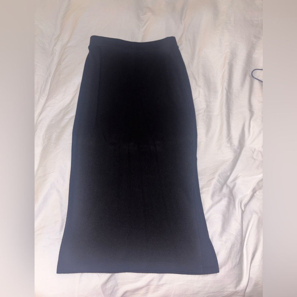M&S Chic Black Pencil Skirt for Women